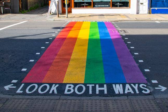 Rainbow Crossing in Croxley Green
